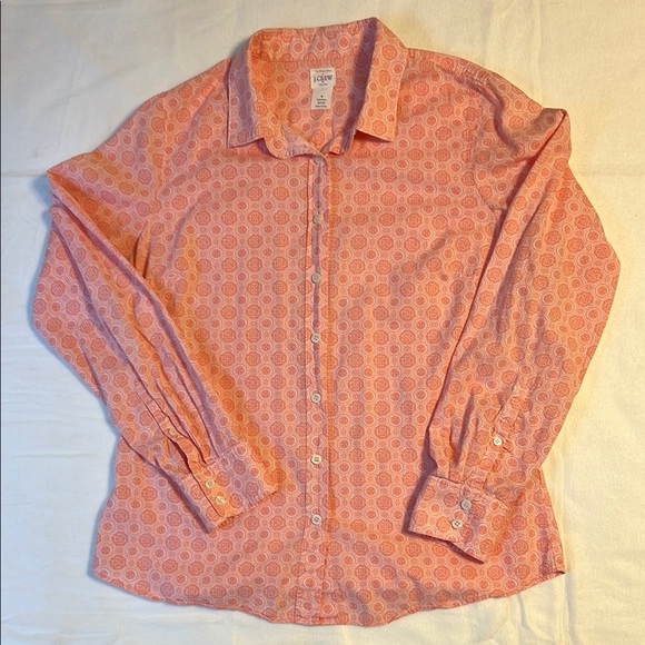 J. Crew Tops - J.Crew long sleeve button up shirt. Size medium.